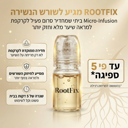 RootFix - ערכה לטיפול בנשירה והתקרחות של השיער