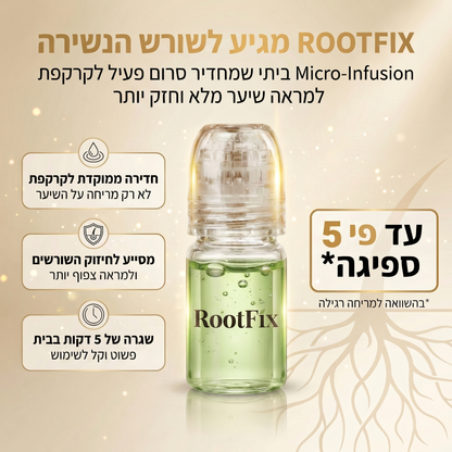 RootFix™ | ערכה לטיפול בנשירה והתקרחות של השיער
