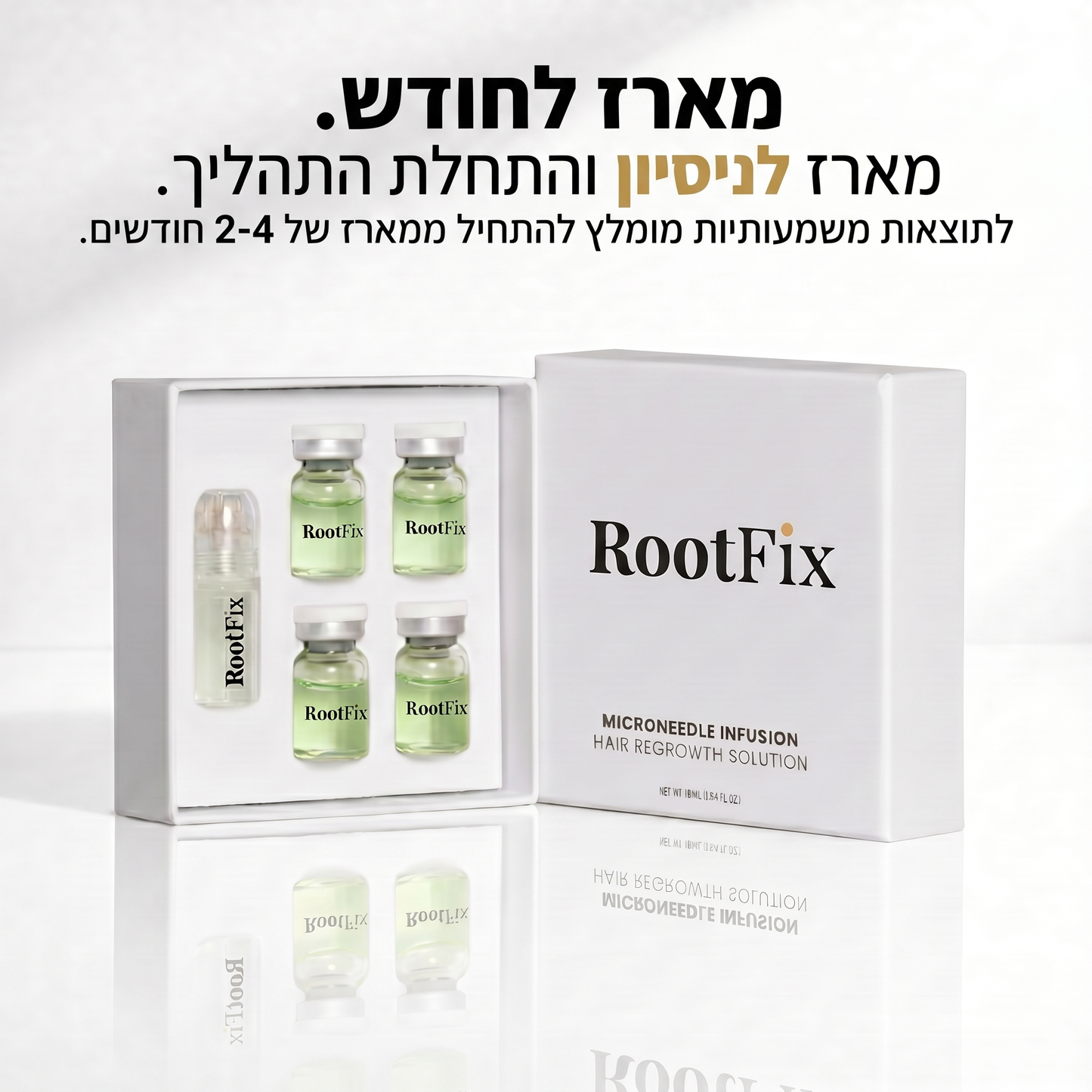 RootFix™ | ערכה לטיפול בנשירה והתקרחות של השיער